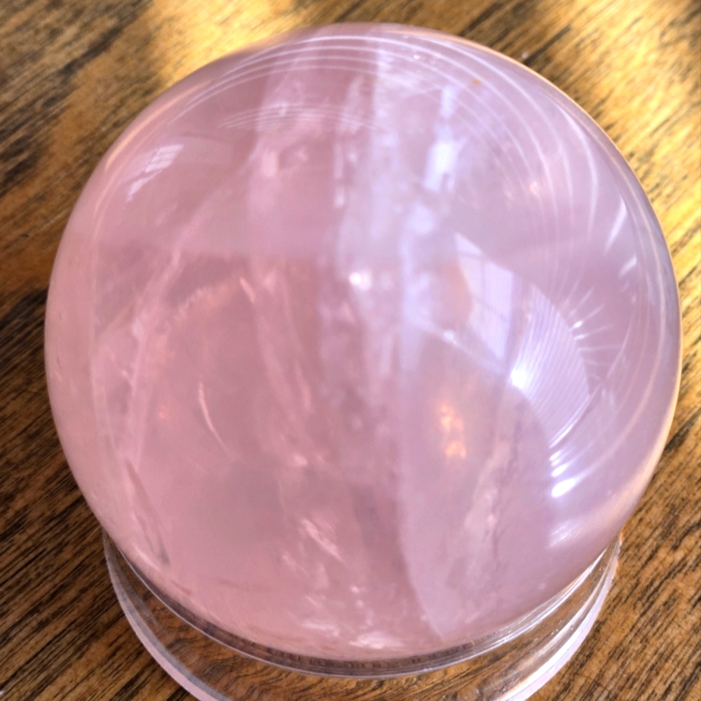 Star Rose Quartz crystal